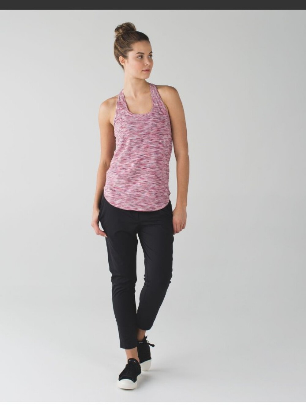 lululemon athletica Yogi Racer Back III Space Dye White Minty - Picture 5 of 13